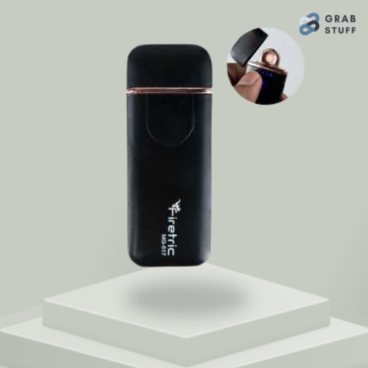 Korek Api Elektrik Mini Fingerprint Sensor LED dengan Kabel Micro USB / Korek Api Sidik Jari Unik Keren Cas Tanpa Gas / Korek Api Bara Premium Fingerprint Touch Sentuh Jari Tangan / Korek Api Mancis Pemantik Elektrik Lighter Fingerprint Touch Sensor Murah