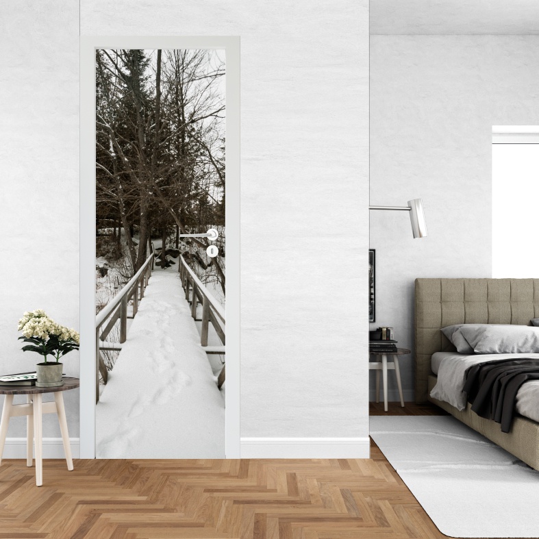 Stiker Pintu Toilet Kamar Mandi Motif 3D Wallpaper Terbaru