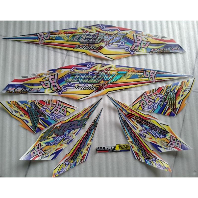 striping transparan beat fi 2012-2015 semi hologram