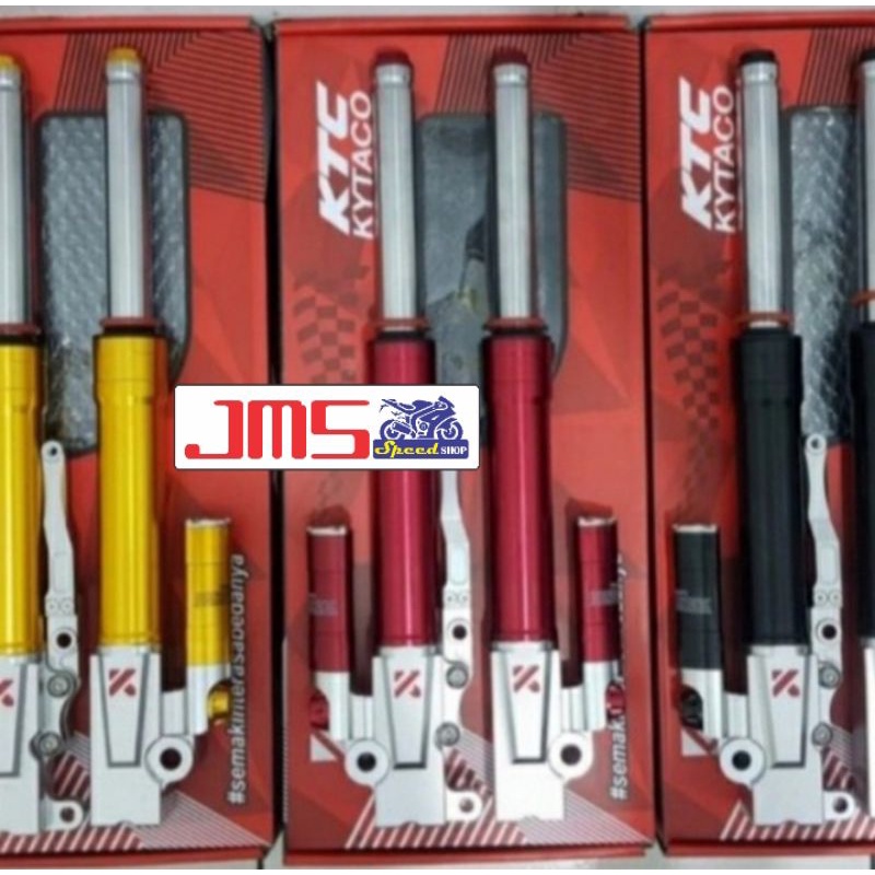 suspension shock depan ktc kytaco original fazzio Mio m3 mioj soul gt115/125 Mio soul lama Mio sporty Xeon x ride gear125 dll