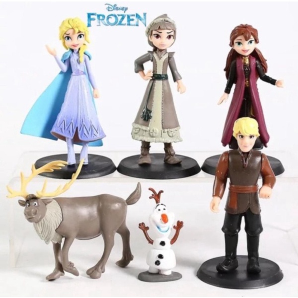 

Jual Action Figure Set Frozen 2 Frozen II Elsa Anna isi 6pcs Topper Kue Diskon