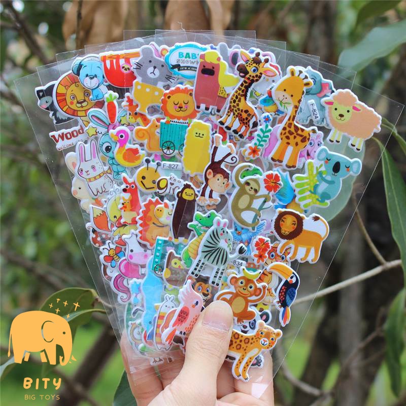 

Stiker Timbul / Stiker Anak 3D/ Stiker Karakter / Stiker Mainan Anak Perempuan / Stiker Tempel Anak Laki laki