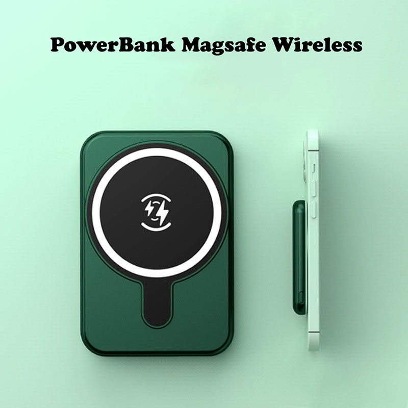 Magsafe Battery Pack Powerbank SAMSUNG 10.000 mAh Wireless Magnetic Charger For iPhone 12 iPhone 12 Mini Pro Max iPhone 13/Mini Powerbank/Magsafe Powerbank/Wireless Charge/Fast Charging/10000 mAh Original Modul Powerbank