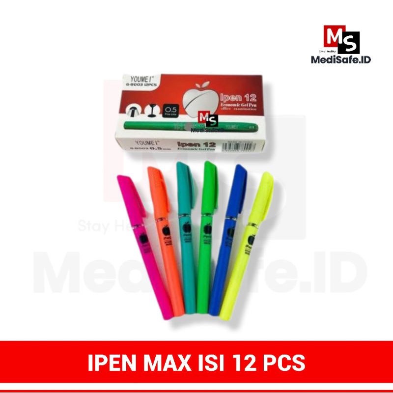

Pulpen Gel Balpoint Pena IMax Ipen (Isi 12)