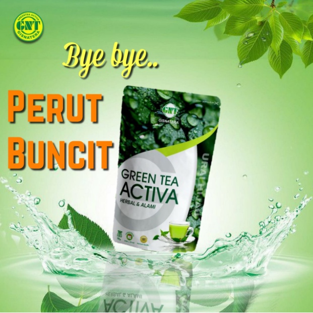 

Pelangsing Badan Alami Green Tea Activa Urai 60gr Teh Hijau