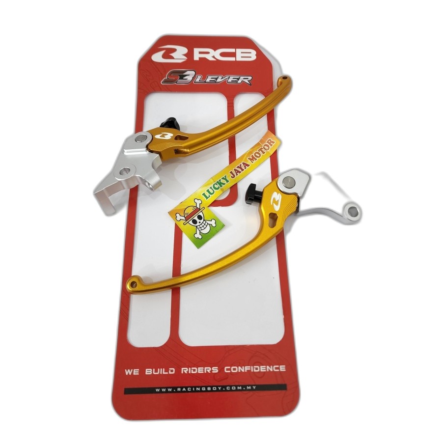 Lever Handle Kiri kanan kopling Rem Rcb Gsx 150 R S Satria Fu Fi Gold