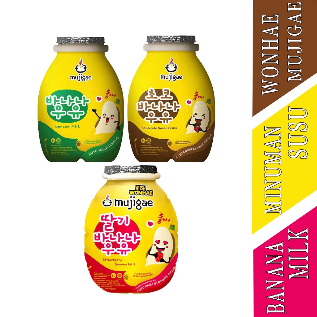 

Minuman Susu- Wonhae Mujigae- Banana Milk- 250ml