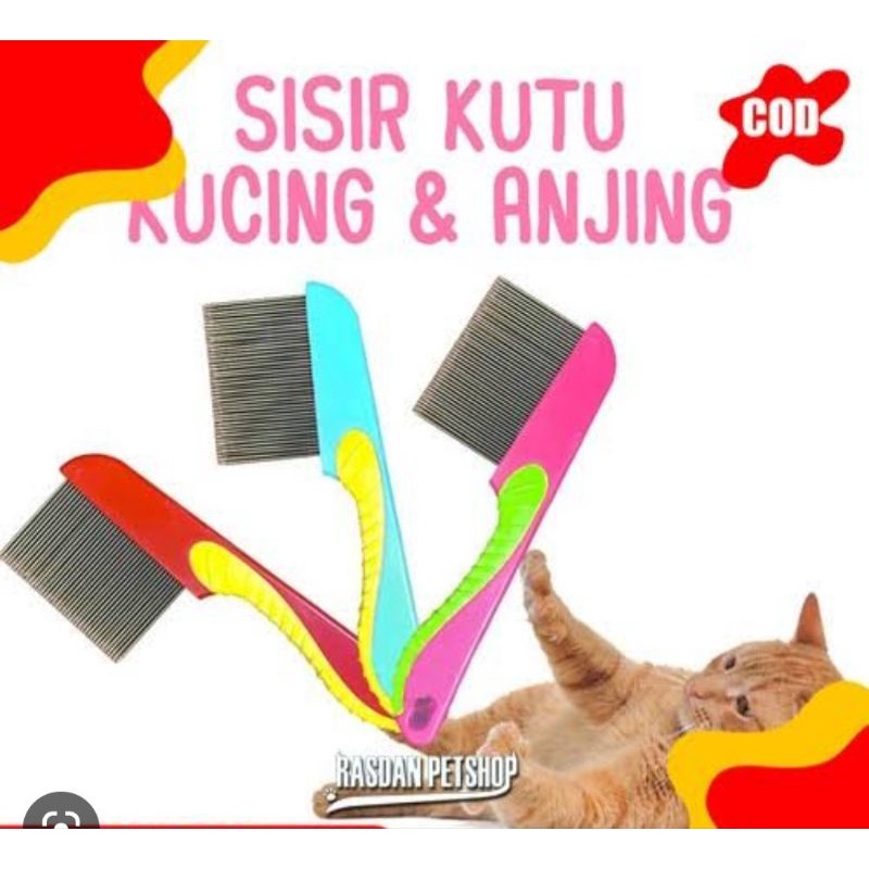 Sisir Kutu Gagang Stenlis