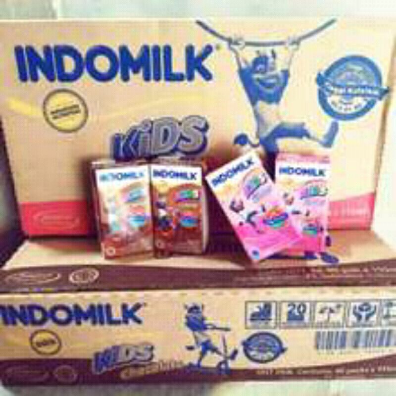 INDOMILK KID UHT 1DUS ISI 40PCS 115ML