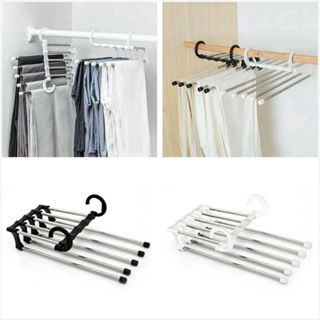 Sgmshop gantungan celana magic trousers rack rak hanger celana panjang jilbab