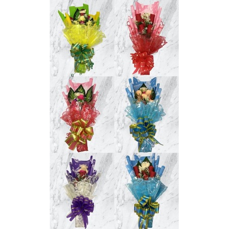 Buket Bunga dan Boneka