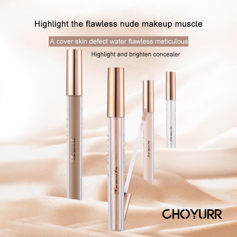 【COD】Concealer / Highlight / Shadow  Love Liquid Glitter Brightens Matte High Gloss Stick Nose Shadow Moisturizing Cosmetic -CH