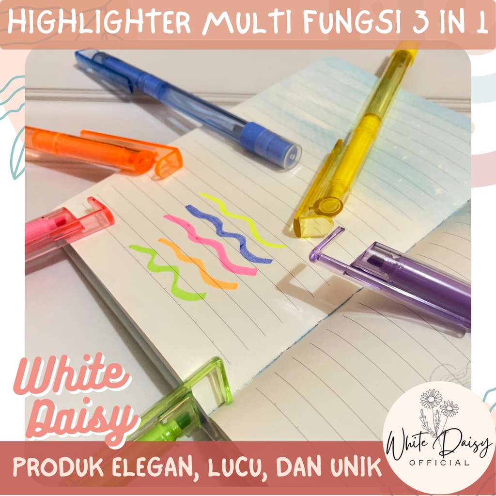 

Highlighter multifungsi 3 in 1 premium botol spray tripod hp lucu unik