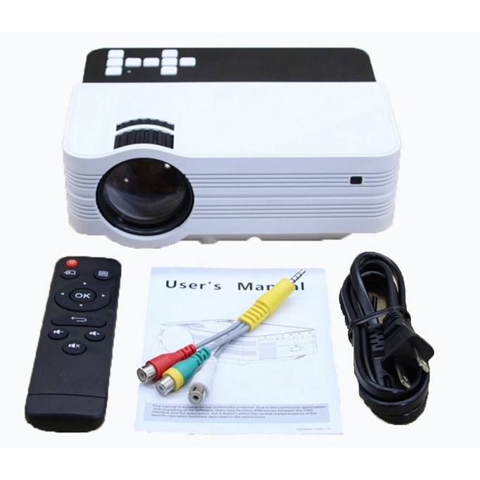 AKN88 - UB-10 Plus Mini LCD Projector Android 1500 Lumens - WiFi and Bluetooth