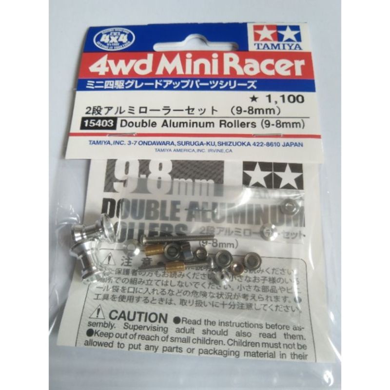 TAMIYA 15403 DOUBLE  ALUMUNIUM ROLLER 9-8