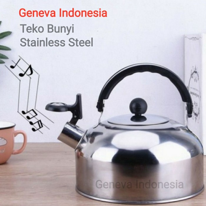 Tek Kettle Bunyi - Teko Bunyi - Whistling Kettle Stainless Steel