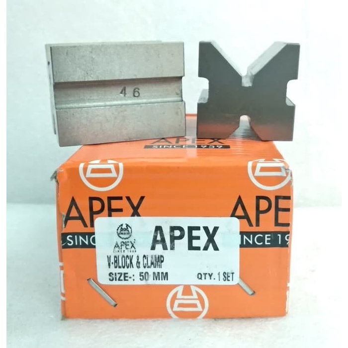 V Block &amp; Clamp 50mm APEX