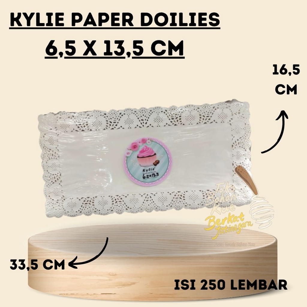 KYLIE PAPER DOILIES / PAPER DOILIES WHITE/ ALAS KUE