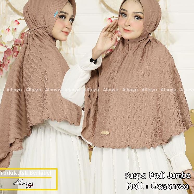TERMURAH Kerudung Instan/Grosir HijabJumbo /PLISKET PADI/Hijab Murah Berkualitas Bagus/by ATHAYA