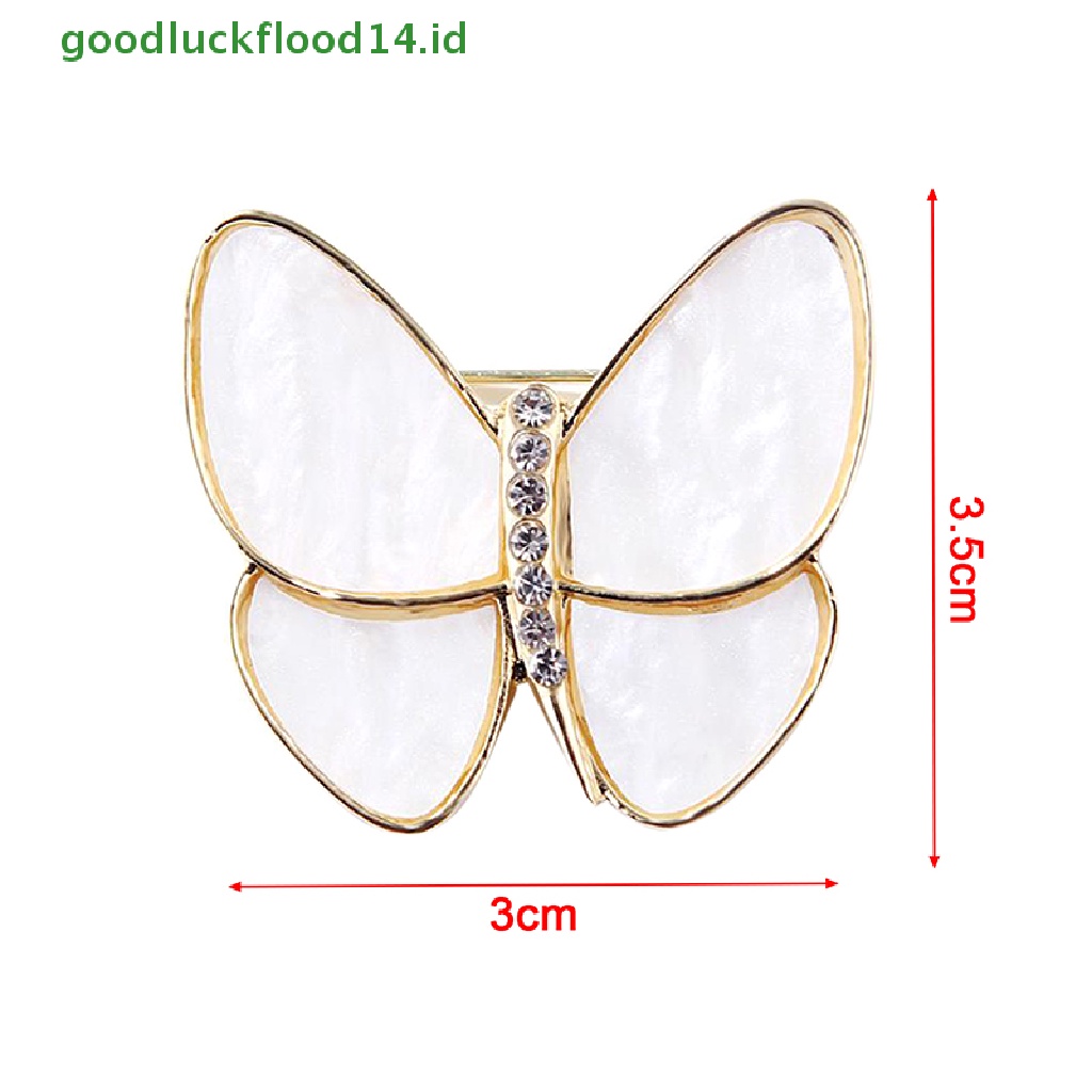 [GOOGFOUR] 1pc Pakaian Butterfly Pin Bros Pin Fashion Hadiah Untuk Wanita Gadis Perhiasan Pesta [TOP]