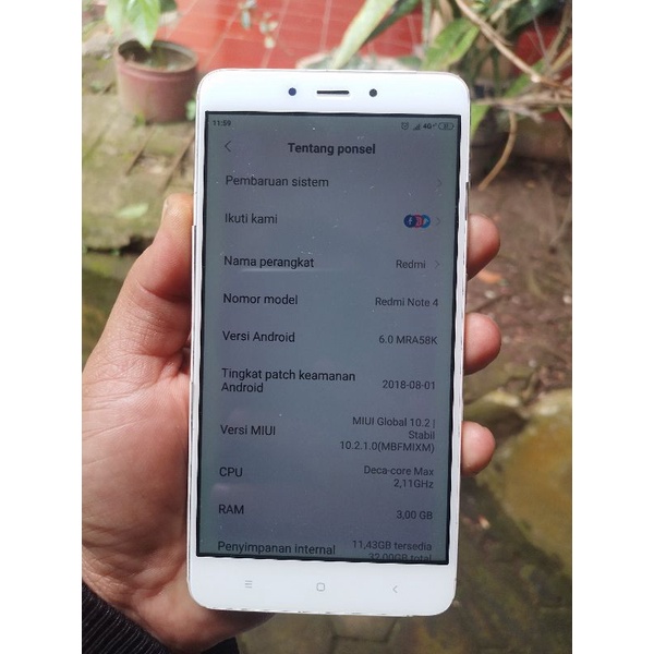 xiaomi note 4 mediatek 3/32gb