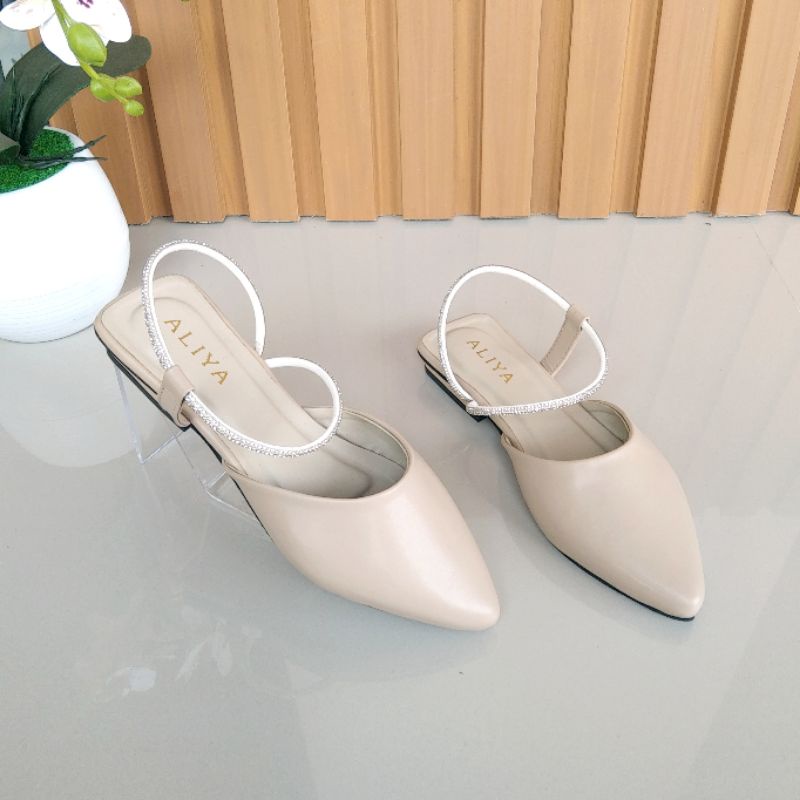 Aliya Livina Mules Wanita heels/hak 2cm