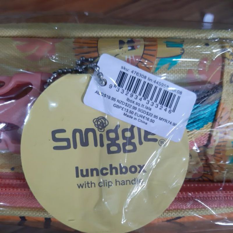 Lunch Bag Smiggle Lion Sun