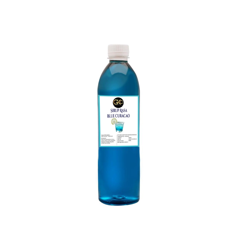 Sirup Blue Curacao / Bluecuracao Syrup Minuman GKC Heritage 640 ml (Import Quality)