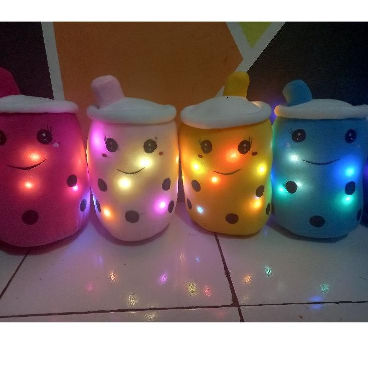 Boneka Boba Lampu LED Mainan Anak Boba Viral Lucu 30Cm Murah • XS.31Ja23н