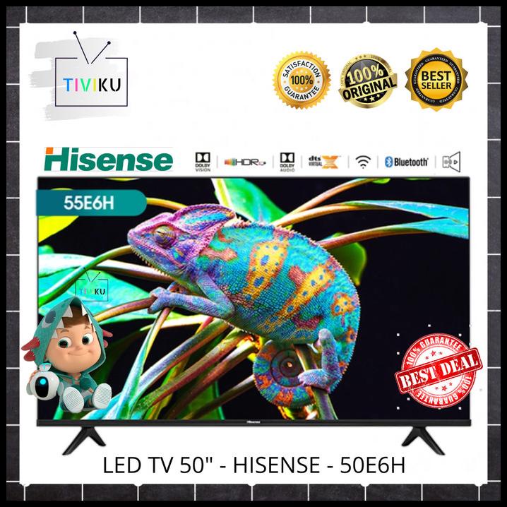 Led Tv Hisense 50E6H 50 Inch Smart Vidaa Tv 4K Uhd Dolby Vision