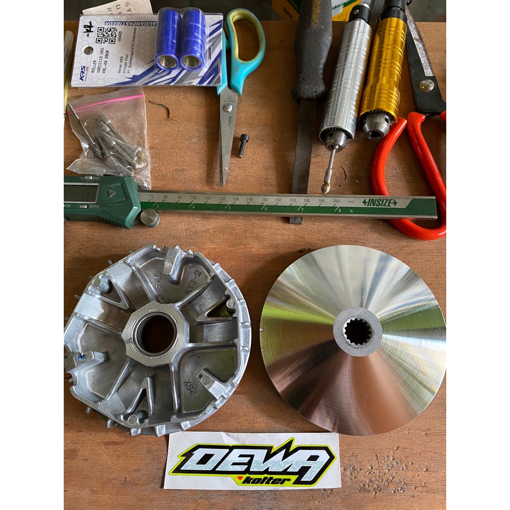 PULLEY CUSTOM RACING RUMAH ROLLER CUSTOM PULLY Pulley Custom MIO M3 MIO Z KODE 2SX