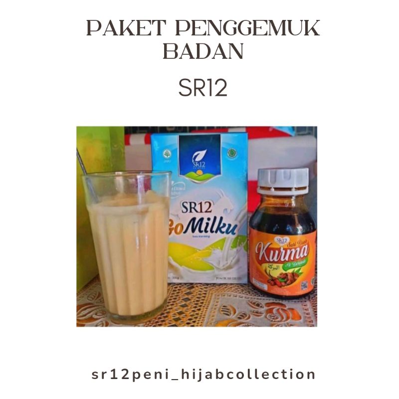 

Paket Gomilku SR12 Penggemuk Badan Anak dan Dewasa / Susu Kambing Etawa / Susu Herbal