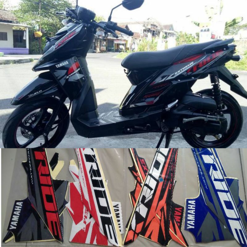 Striping Yamaha X-Ride 2015 stiker ori X-RIDE sticker X-RIDE 125