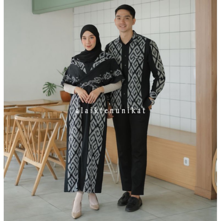 (READY STOCK) COUPLE TENUN BAJU KONDANGAN RAISA DRESS Tenun Original Alaik Tenun Ikat