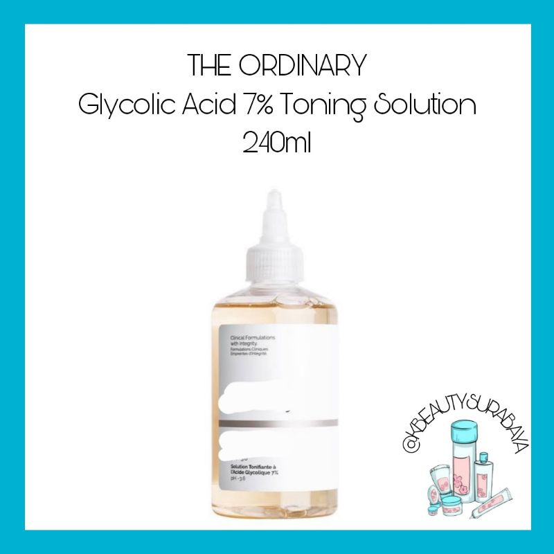 (USA/KOREA) THE ORDINARY Glycolic Acid 7% Toning Solution (SWIPE PICTURE)