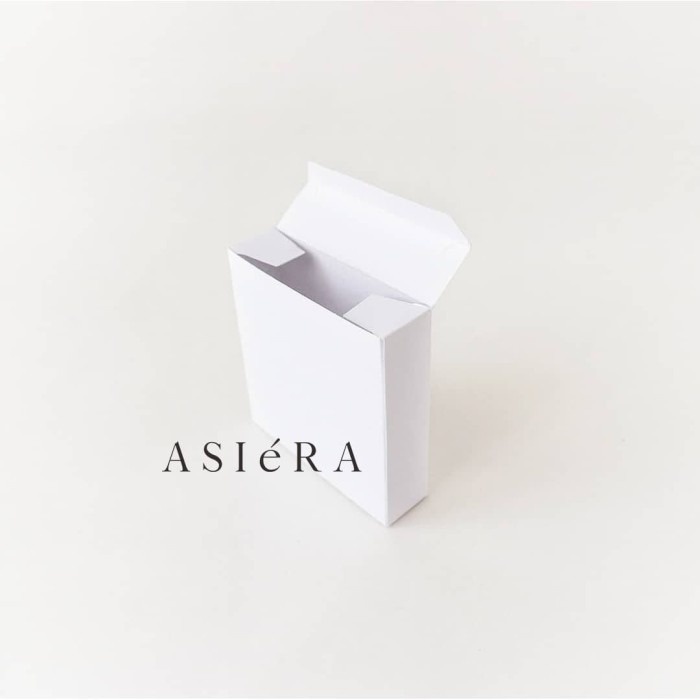 

Packaging sabun souvenir 7 x 7 x 2 / dus kotak / kemasan - Putih