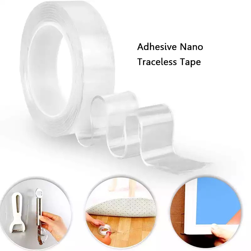 [HKL] DOUBLE TAPE NANO SUPER LENGKET / DOUBLE TAPE BENING / LAKBAN TIMBAL BALIK / LEM TIMBAL BALIK