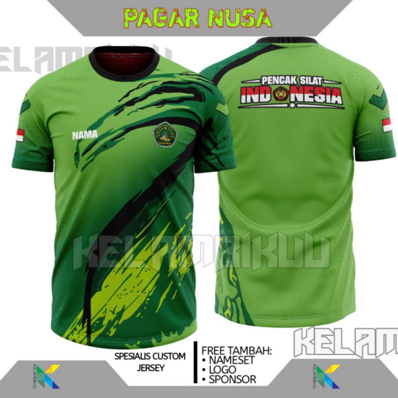JERSEY PENCAK SILAT PAGAR NUSA PRINTING TERBARU/JERSEY BELADIRI PAGAR NUSA CUSTOM TERBARU/BAJU KAOS