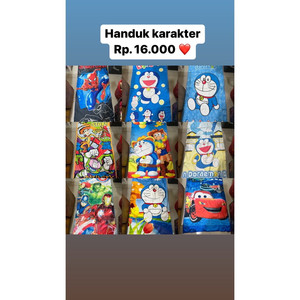 Handuk karakter 70x140cm