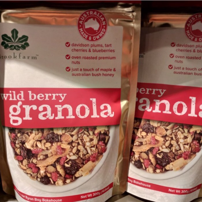 

Brookfarm wild berry granola 300gr