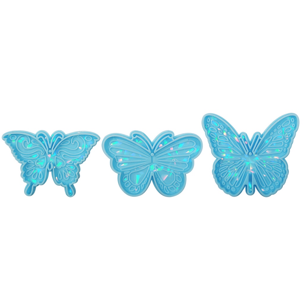 CETAKAN SILIKON RESIN BUTTERFLY Hologram Effect