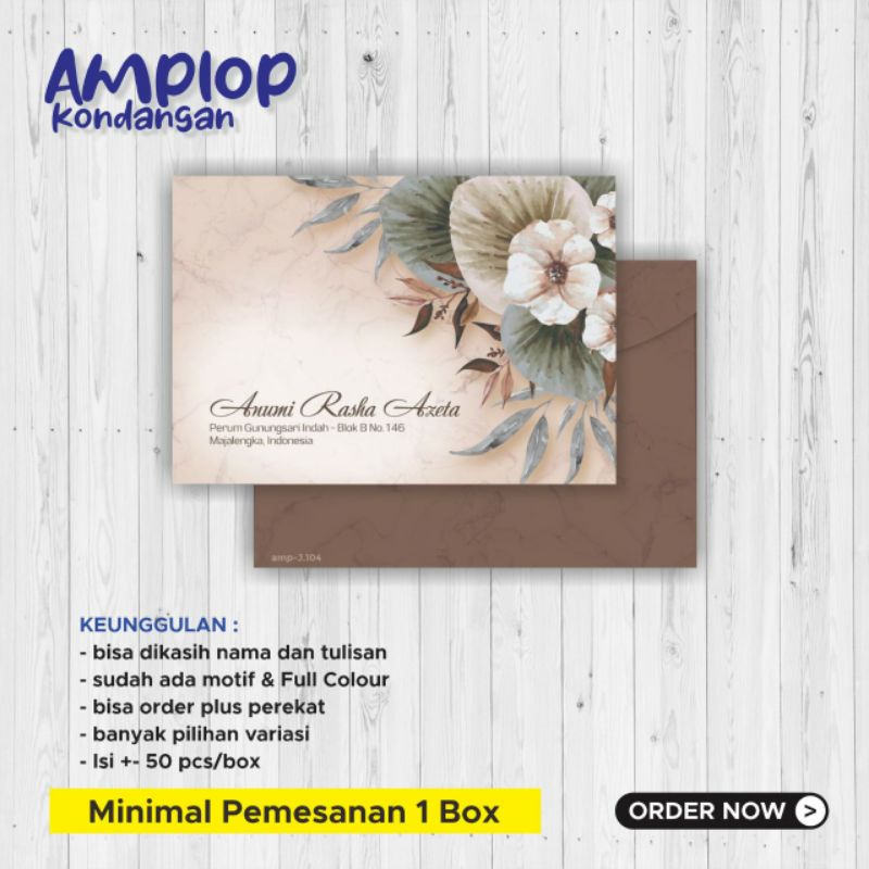 

Amplop Kondangan Custom