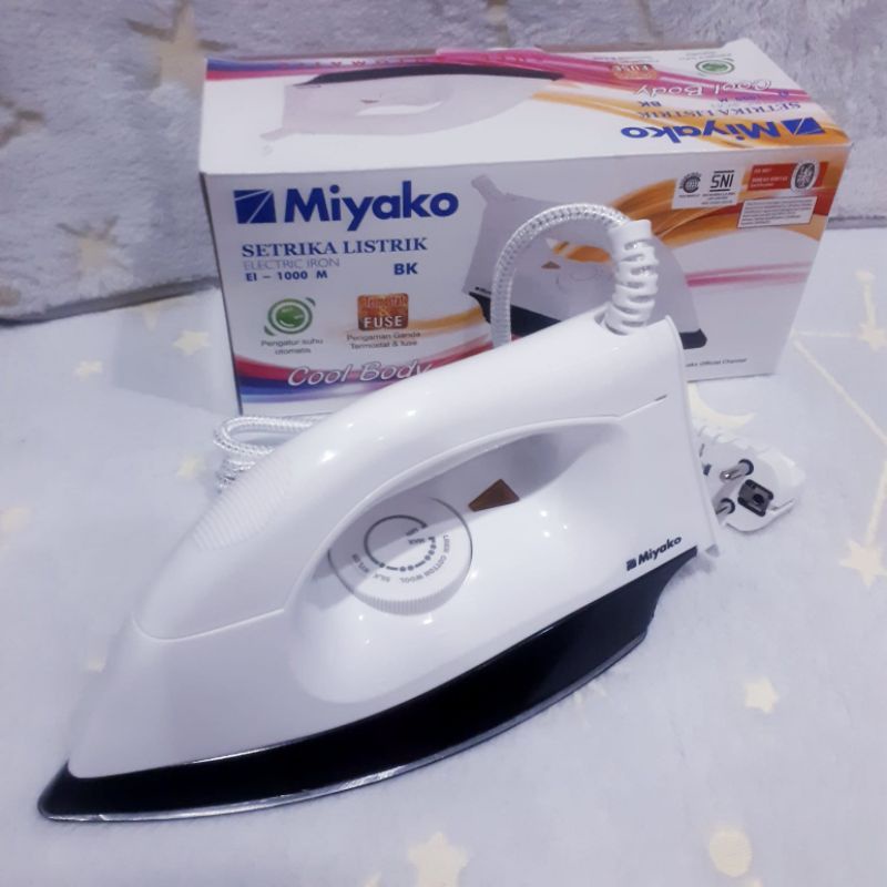 Setrika Miyako 1000M/gosokan/gosokan miyako