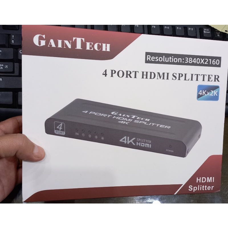 Hdmi spliter 4 port gaintech spliter hdmi 1 4