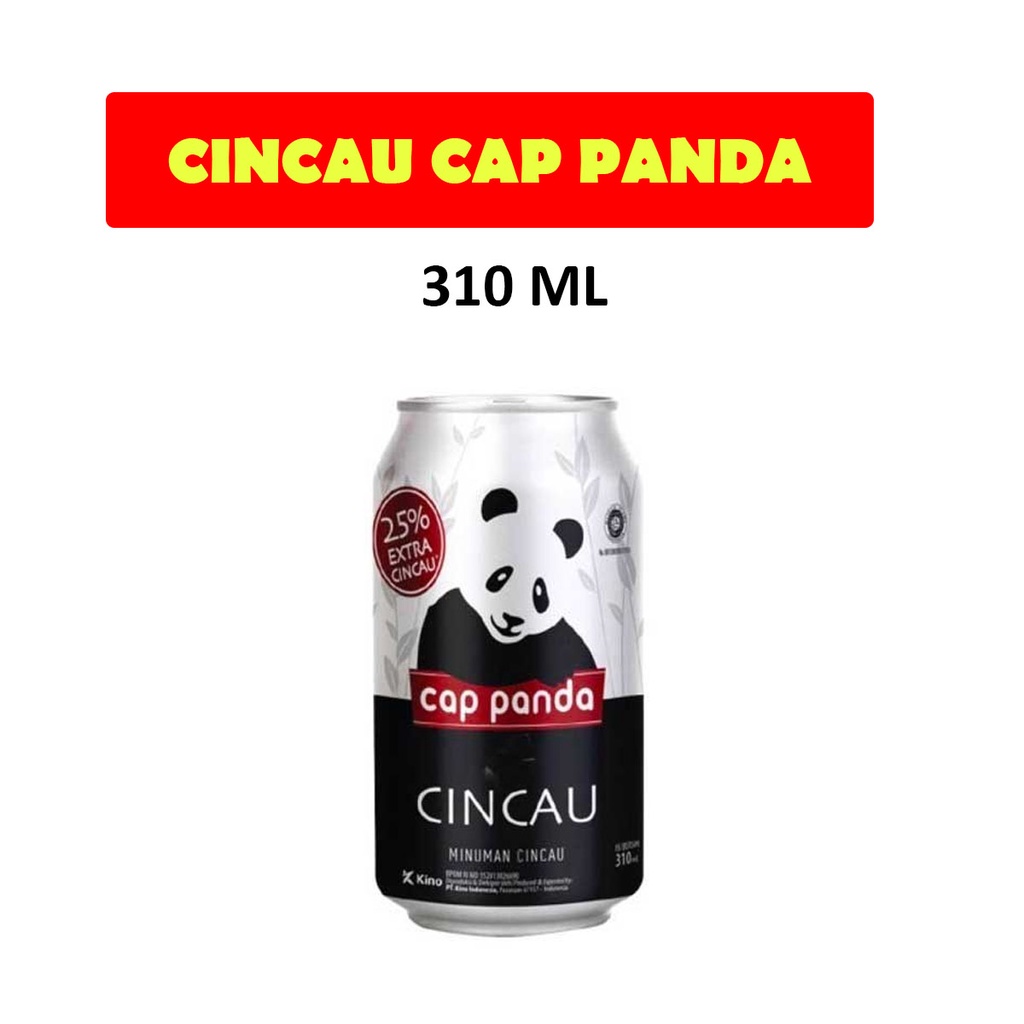 Minuman Kaleng Cincau Cap Panda 310 ml Grass Jelly Cingcau