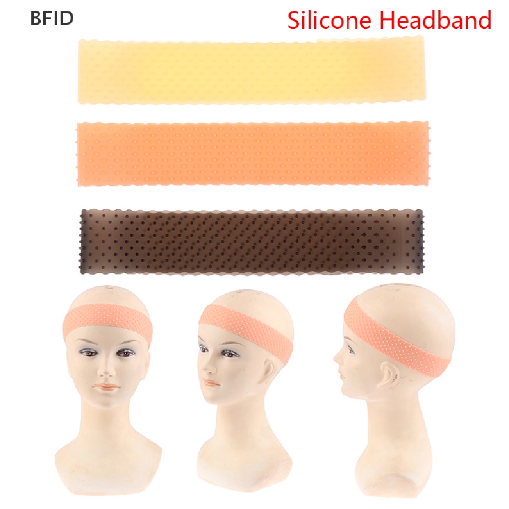 [BFID] Bando Elastis Silikon Headwraps Untuk Memakai Wig Salon Hair Band Wig Grip Holder [ID]