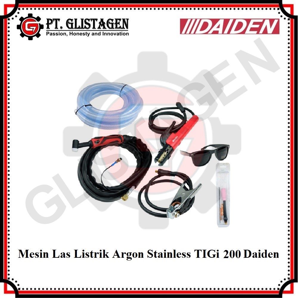 DAIDEN TIGi-200 Mesin Las Travo Las Listrik Argon Stainless Welding Inverter Las