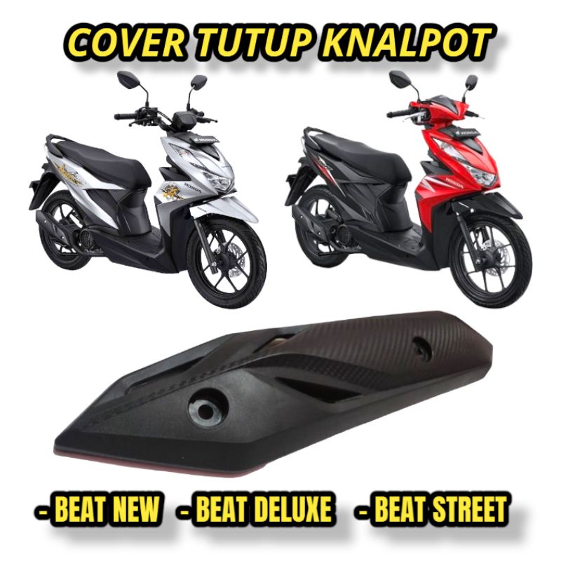Cover tameng tutup knalpot beat new beat deluxe beat street 2020-2021-2022