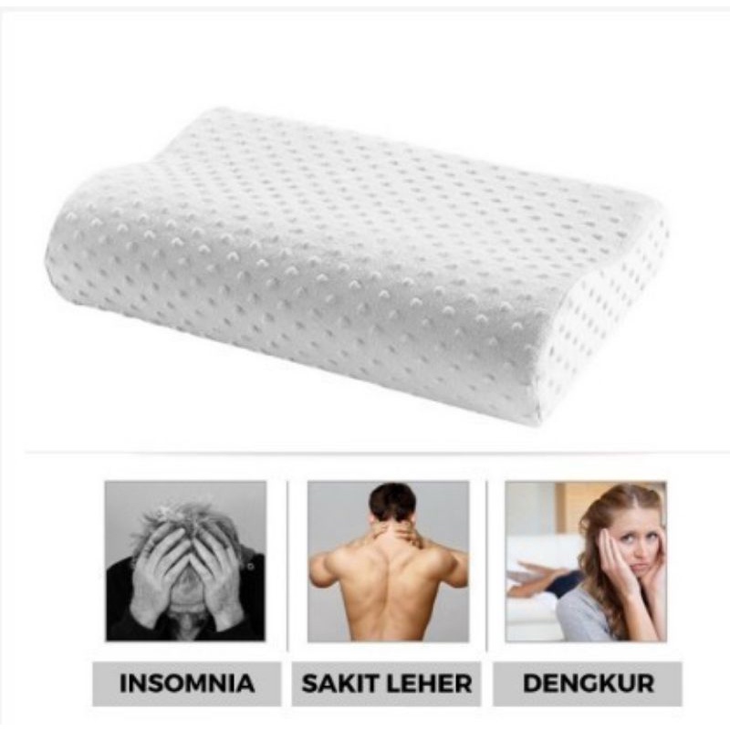 (Medan) Termurah GARANSI ENAK Bantal Terapi Original Anti Snore Ngorok Bantal Ortopedi Bantal Angsa Hotel - Bahan Latex Memory Rebound Anti Kempes Contour Sakit Leher - Bantal Orthopedic - Bantal Kuntur