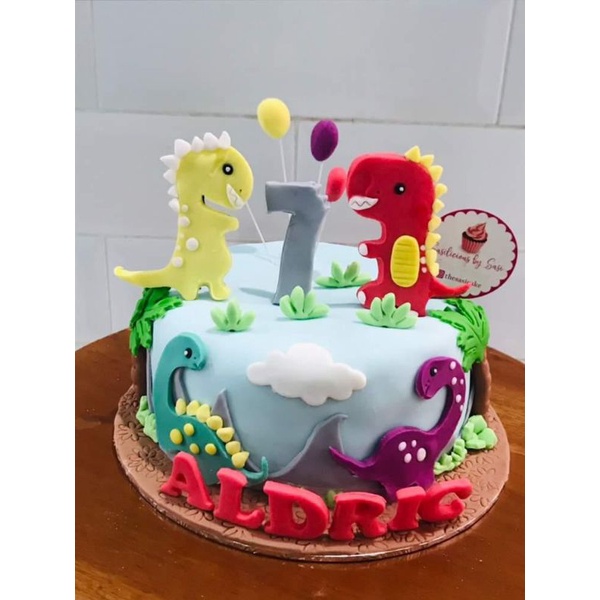 

kue ulang tahun Dino/custom cake/kue ulang tahun anak